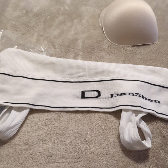 White Ribbed Bra - Picture 7 of 7